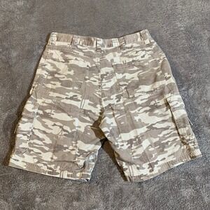Wrangler Authentics Mens Desert Camo Cargo Shorts Tan Cotton 60RDW7F Size 36